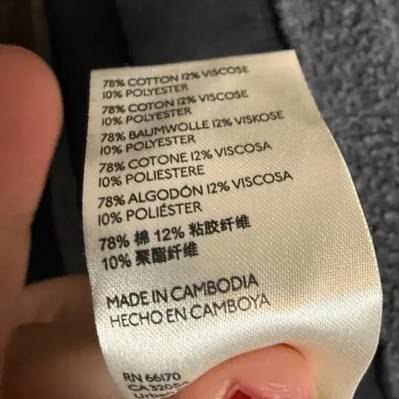 Free People Ruby Button Up Oversized Shirt Jacket Shacket Charcoal Gray Black XL - Picture 13 of 14